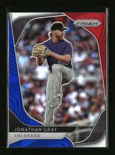 2020 Panini Prizm Red, White and Blue Prizm Jonathan Gray #48 Colorado Rockies