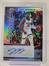 2021-22 CONTENDERS OPTIC PERENNIAL HOLO JAREN JACKSON JR. AUTO /99 Q1406
