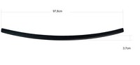 OmniPower® Ladekantenschutz Schwarz FüR Hyundai Santa Fe Typ: 2012-