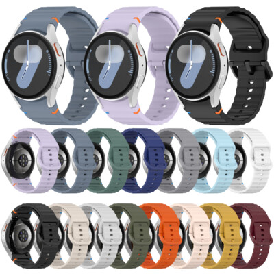 Ersatzarmband für Samsung Galaxy Watch 4 5 6 7 FE 40/44mm Silikon Sport Armband