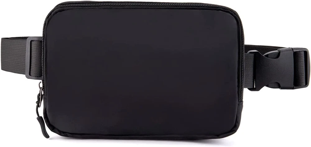 Belt Bag Fanny Pack Crossbody Bags for Women Everywhere Belt Bag (Black)