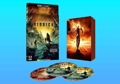 THE CHRONICLES OF RIDDICK (3-Disc Limited Edition) 4K -Arrow Video - New