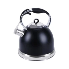 KIAADSY Teapot Whistling Tea Kettle Stove Top Cool Handle Food Grade Steel
