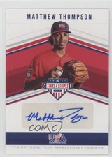 2018 Panini USA Baseball Stars & Stripes 157/175 Matt Thompson Matthew Auto 0g4