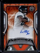 2024 Topps Resurgence Will Shipley Rookie Orange Power Surge RC Auto #/25 Eagles