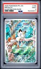 Meowth 106/094 Phantasmal Flames Illustration Rare PSA 9 Pokemon Karte