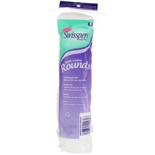 6 Pack Swisspers Regular Cotton Rounds, 80 Ct