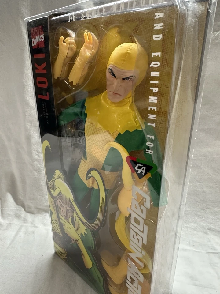 "Disfraz Loki Figura Uniforme Equipo Set Ronda 2 Marvel Capitán Acción Nuevo en Caja 12""" Foto 2 de 4