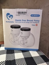 NEW Bellababy Double Wearable Cordless Breast Pump Hands Free Pink BLA8040-2