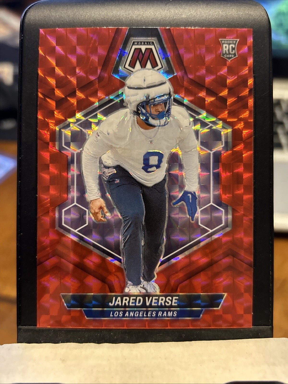 Jared Verse 2024 Panini Mosaic #319 Red Mosaic Prizm RC
