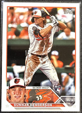 2023 Topps Series 1 - Gunnar Henderson #206 (RC) - Baltimore Orioles