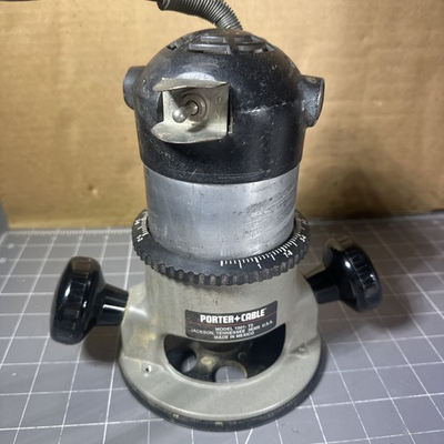 #ad #ad Porter Cable Router USA Model 1002 with Router Fixed Base Model 1001 T2 $95.00