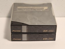 Lot of 2 Pioneer PRW-1141 6-Disc CD Magazine Cartridges w/ Plastic Sleeves