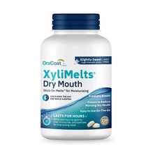 OraCoat XyliMelts Dry Mouth Relief Oral Adhering Discs Slightly Sweet with f...