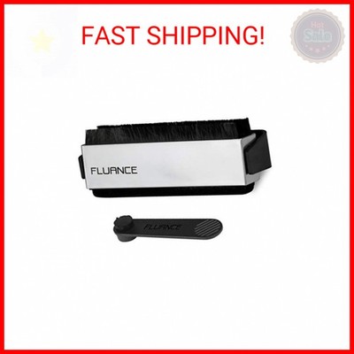 Fluance Vinyl Record & Stylus Cleaning Kit with 2-in-1 Anti-Static Carbon Fiber