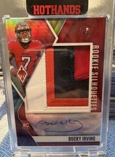 🔥🔥2024 24/24 Book End Bucky Irving Rookie Silhouettes 4 color Patch Auto Bucs