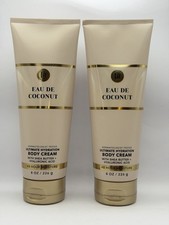 Bath  Body Works Eau De Coconut 8 oz Ultimate Hydration Body Cream x2