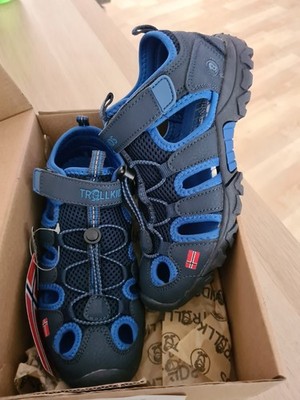 Trollkids Outdoor Trekking Sandalen Größe 35 Blau Neu Mit Etikett