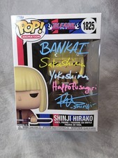 SIGNED Shinji Hirako #1610 Bleach Funko Pop Roger Craig Smith JSA - Read Desc
