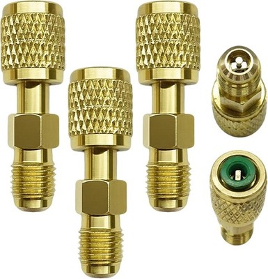 Left Hand Thread 14 SAE Female Male Adapter for R32 Cylinder Cooling ...