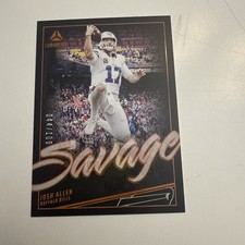  Josh Allen 2024 Panini Luminance Savage #SAV-JAN, MVP, SSP#/100, Bills 🔥