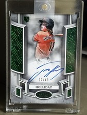 2024 Topps Tier One - Break Out Autographs Jackson Holliday #BOA-JH Green /49