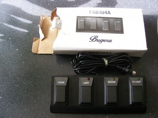 BUGERA 4 Button Footswitch FSB104A