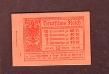 Deutsches Reich **   Markenheft 15A  kpl O Nr.1