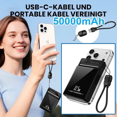 MagSafe Magnet Wireless Power Bank 50000mAh Schnellladen für iPhone Android
