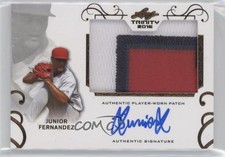 2016 Leaf Trinity Patch Auto Junior Fernandez #PA-JF1 Patch Auto 1h5