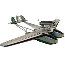 Portable Diecast Alloy 1/144 Scale WWII SIAI-Marchetti S.55X Aircraft Model Gift