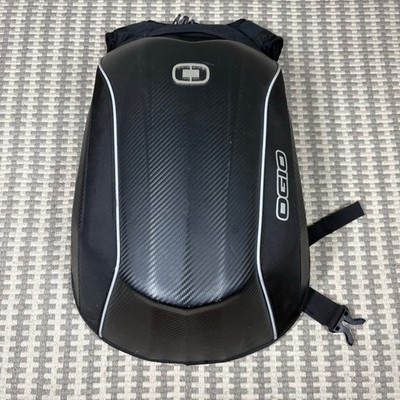 OGIO No Drag Mach 5 Motorcycle Backpack Black Carbon Fiber Aero Riding Bag