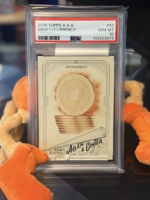 2018 Topps Allen & Ginter Cryptocurrency #83 PSA 10 GEM MT Card