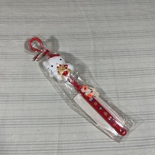 Vintage Sanrio HELLO KITTY Toothbrush and Cover Plastic Red 1990 NEW S1