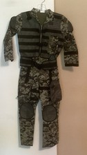 Boys Army Halloween Costumes Size7-8
