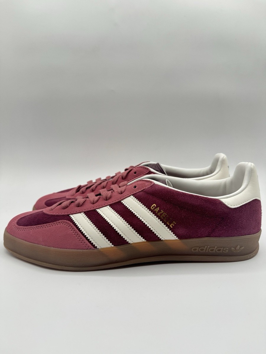 Adidas Men's Gazelle Indoor Originals Sizes Maroon Crimson