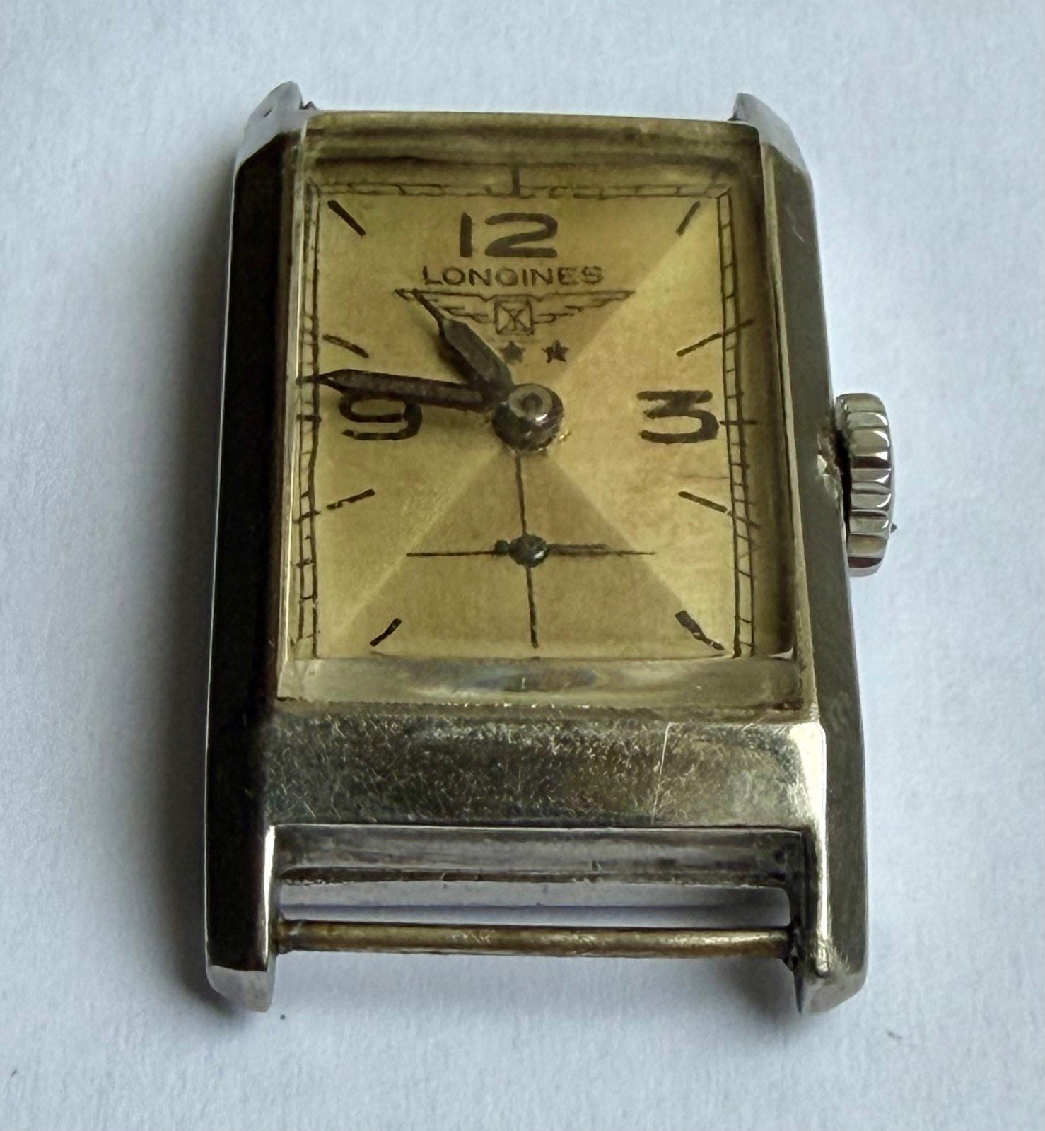 Vintage Longines Manual Wind Rectangular Watch - image 5