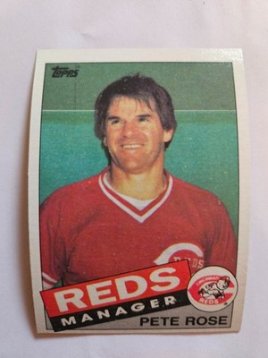 1985 TOPPS PETE ROSE #547 NM