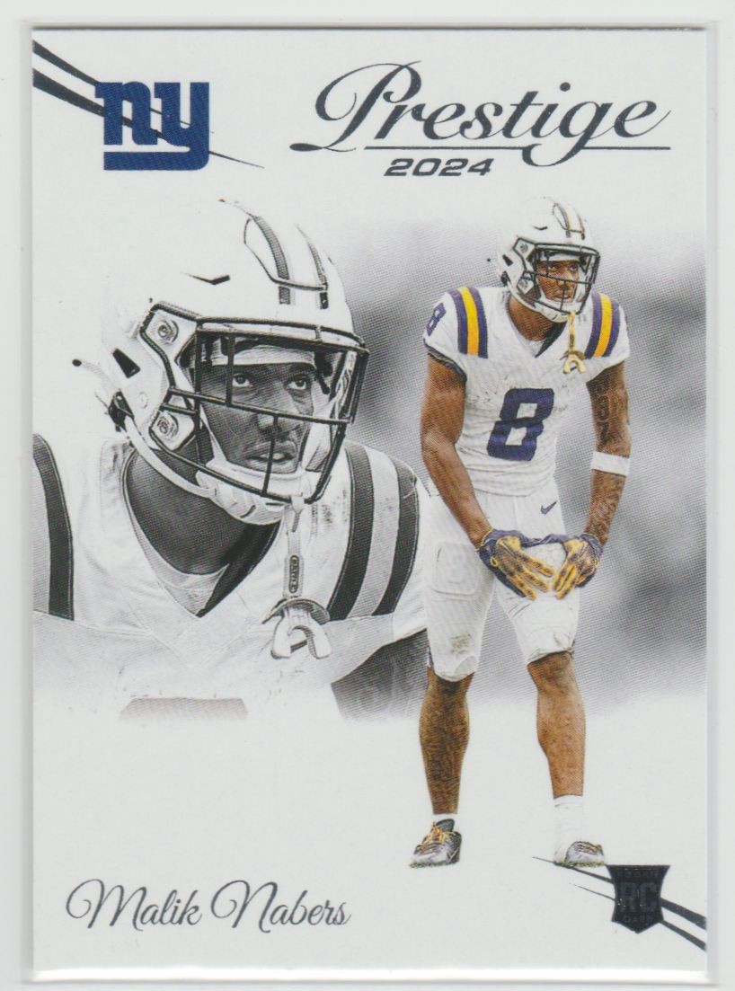 2024 Panini Mosaic Malik Nabers Rookie New York Giants #306