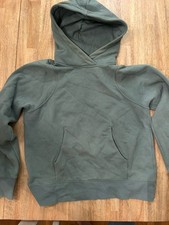 lululemon Women s Sage Green Pullover Hoodie Seam Pockets Athleisure 6 W/callout