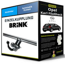 Abnehmbare Anhängerkupplung für OPEL Karl Fließheck 2015-2019 Typ C16 Brink NEU