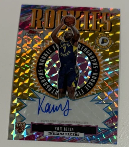 New Listing2025-26 Topps Finest Kam Jones Rookies Gold Geometric Rookie Auto /50 #RFA-KO