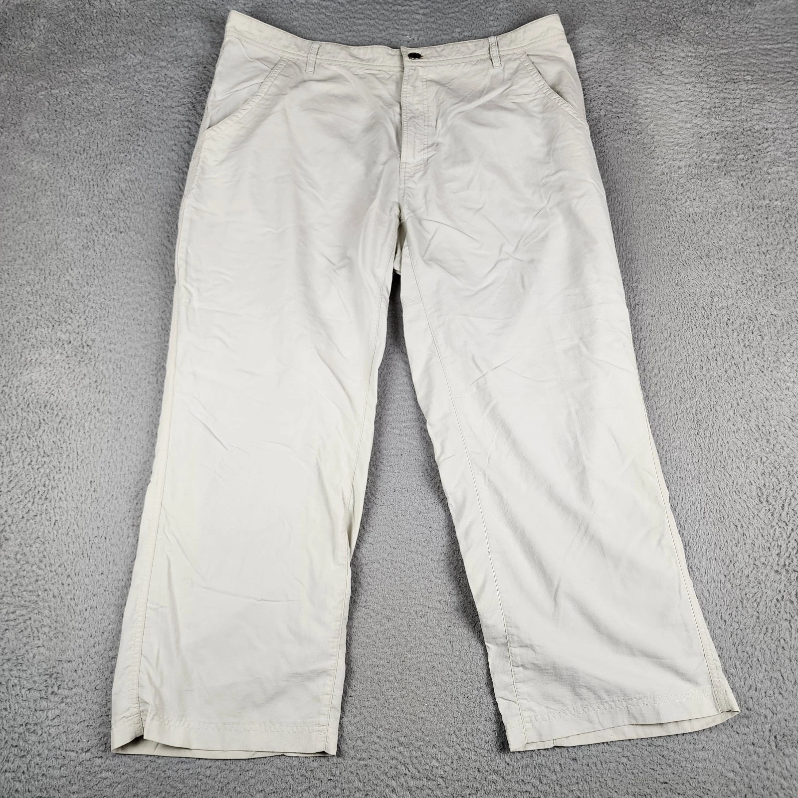 Exofficio Pants Mens 40 Brown Tan Lightweight Fishing Outdoors Chino Hiking