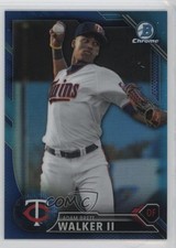 2016 Bowman Chrome Prospects Blue Refractor 79/150 Adam Walker Brett II 4k8