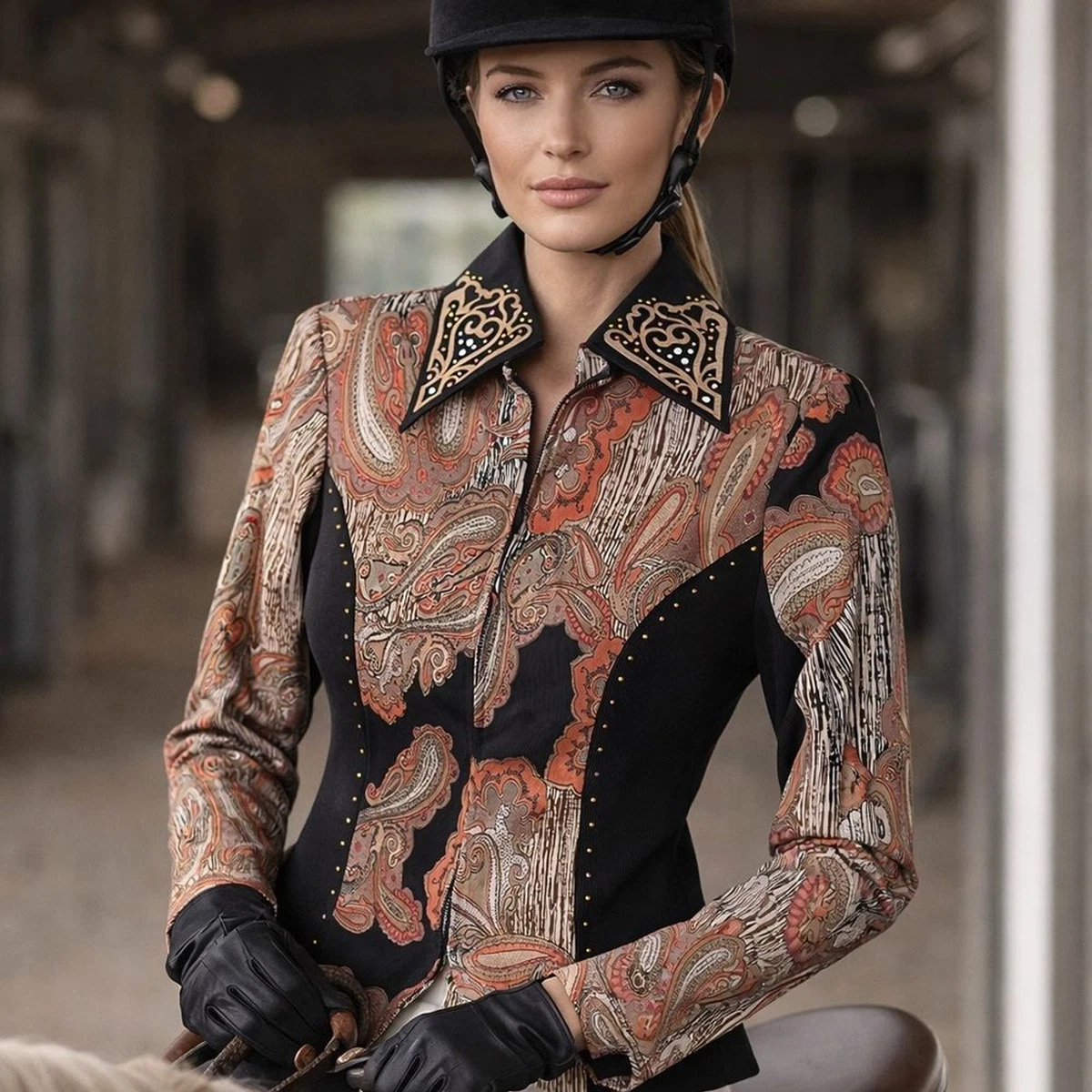 Gilet tapisserie vintage Hobby Horse Clothing Co femme plus