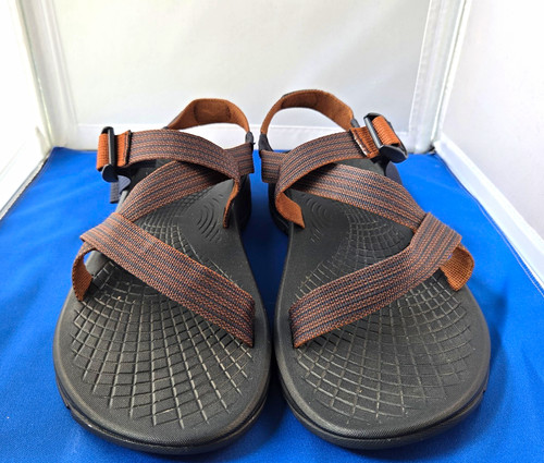 Chaco Men's Classic Very Lightly Used Size 12 Brown/Blue Straps