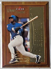 MLB 2001 Fleer Triple Crown Crowning Achievements Chicago Cubs Sammy Sosa #12 CA