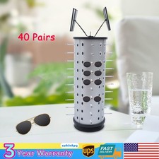 360 Rotating Sunglass Display Rack 40 Pairs Eye Glasses Display Stand Holder