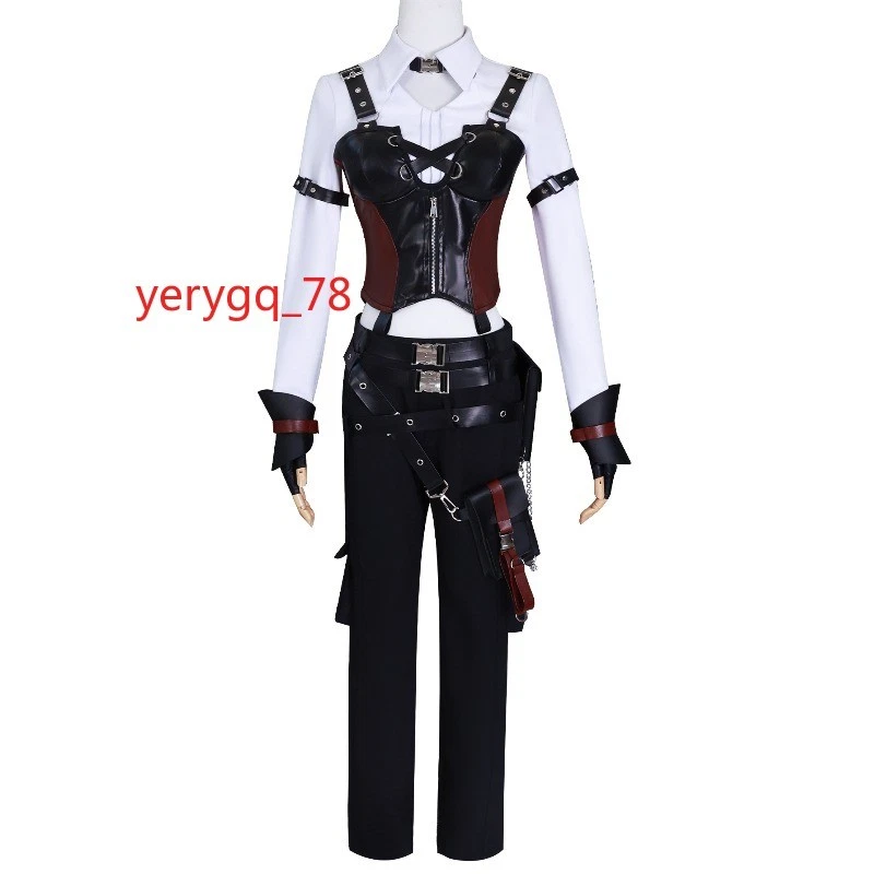 Traje de Cosplay Mujer Cazadora Dama Enamorada Y Pantalones del Espacio Profundo - Estilo Poliéster Foto 2 de 4