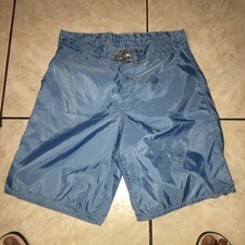 birdwell beach britches Size 33 Baby Blue Vintage Made In USA